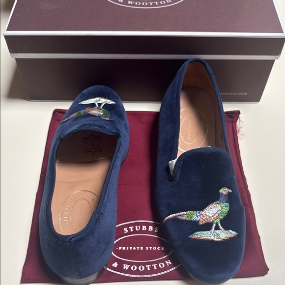 Stubbs & Wootton men’s peacock shoes main image 4
